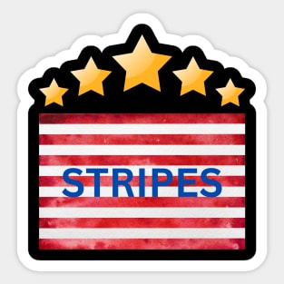 stars and stripes Sticker